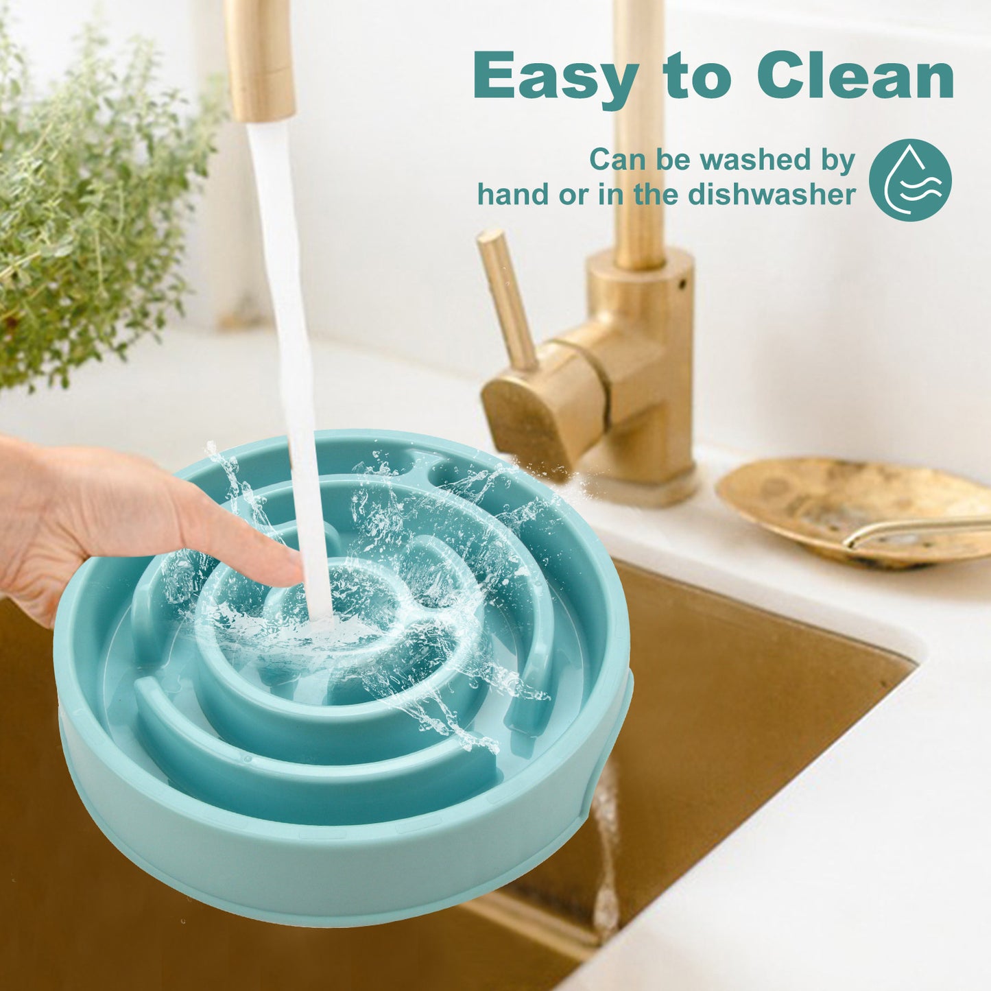Silicone Slow Feeder Dog Bowl | Anti Bloat Puzzle Dog for Healthy Digestion food
