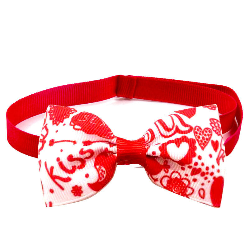 Loving Cupid Dog Bow Tie | Valentine’s Day Dog Collar Bow Tie Accessory E beds