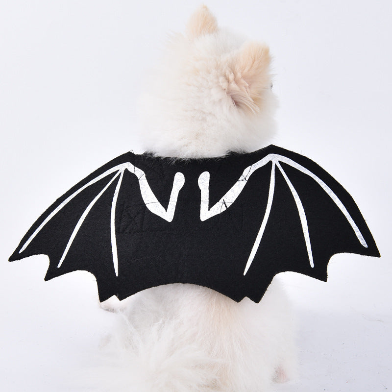Halloween Funny Dog Clothes: Creative Dog Transformation Costume Big Wings / L Accessories