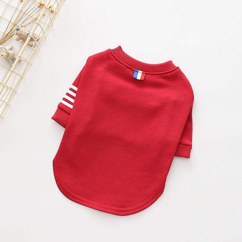 Reversible Fleece Dog Sweater: Soft And Thick Winter Coat for All Dog Sizes Red / FB Accessories