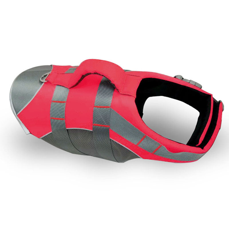 Adjustable Dog Life Jacket And Vest | Reflective Flotation Gear for Dogs - Red / L - coats
