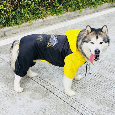 Casual Polyester Dog Raincoat: Lightweight All-Season Dog WaterproofJacket - Bat / 10XL - Accessories
