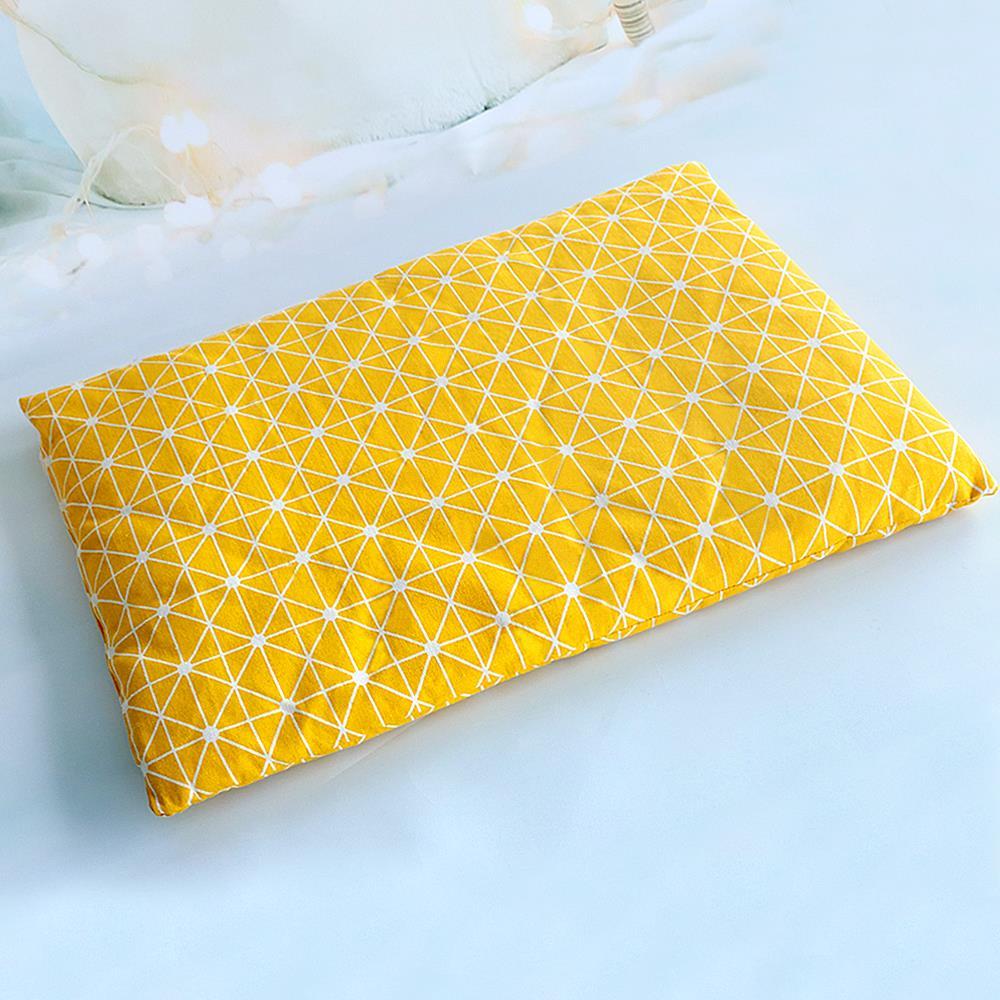 Plush Dog Bed Mat | Durable Anti Slip Calming Bed for Dogs Yellow / L beds