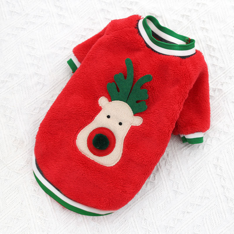 Festive Christmas Dog Clothes Dog Pet Outfit for Christmas 4 Style / 2XL christmas