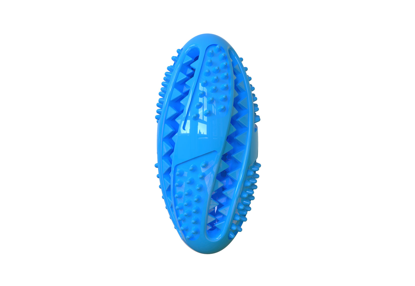 Eco Friendly Rubber Dog Toy Ball | Puzzle Food Dispenser Blue eco