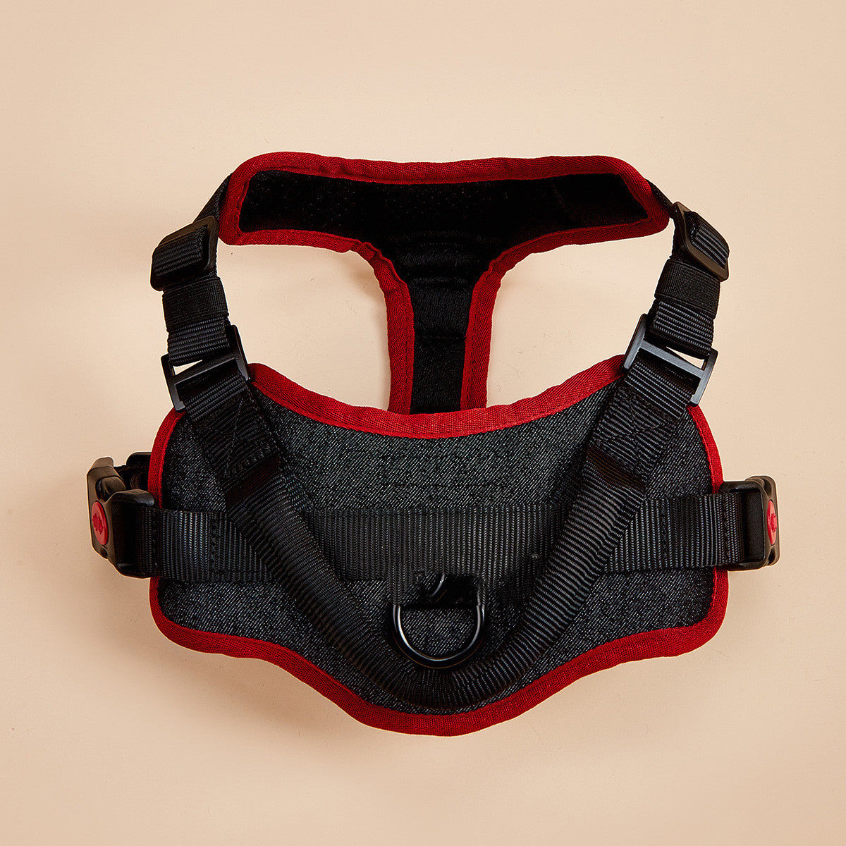 Adjustable No-Pull Dog Harness Vest | Padded And Reflective Dog Harness with Leash - Black / L - harness