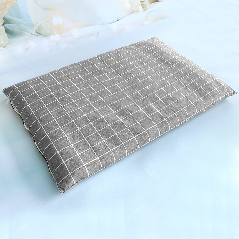 Plush Dog Bed Mat | Durable Anti Slip Calming Bed for Dogs Grey / L beds