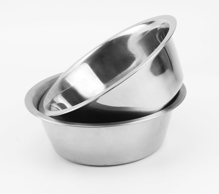 Stainless Steel Dog Bowls | Multi Size Dog Food and Water Dishes food