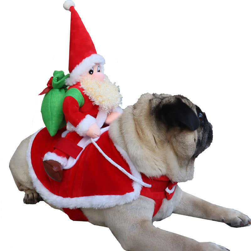Festive Christmas Pet Outfit for Dogs Holiday Dog Costume christmas