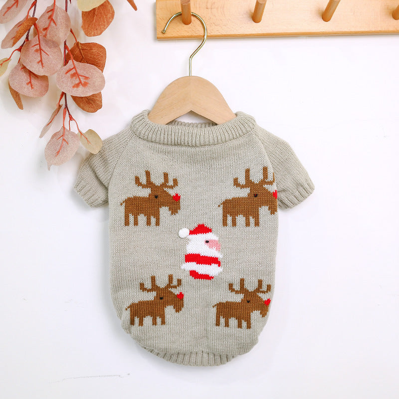 Festive Holiday Dog Sweater | Cozy Acrylic Dog Clothing Accessories