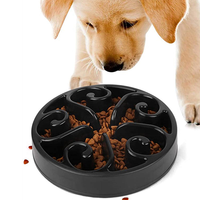 Slow Feeder Dog Bowl To Prevent Bloating| Dog Food Bowls Black eco
