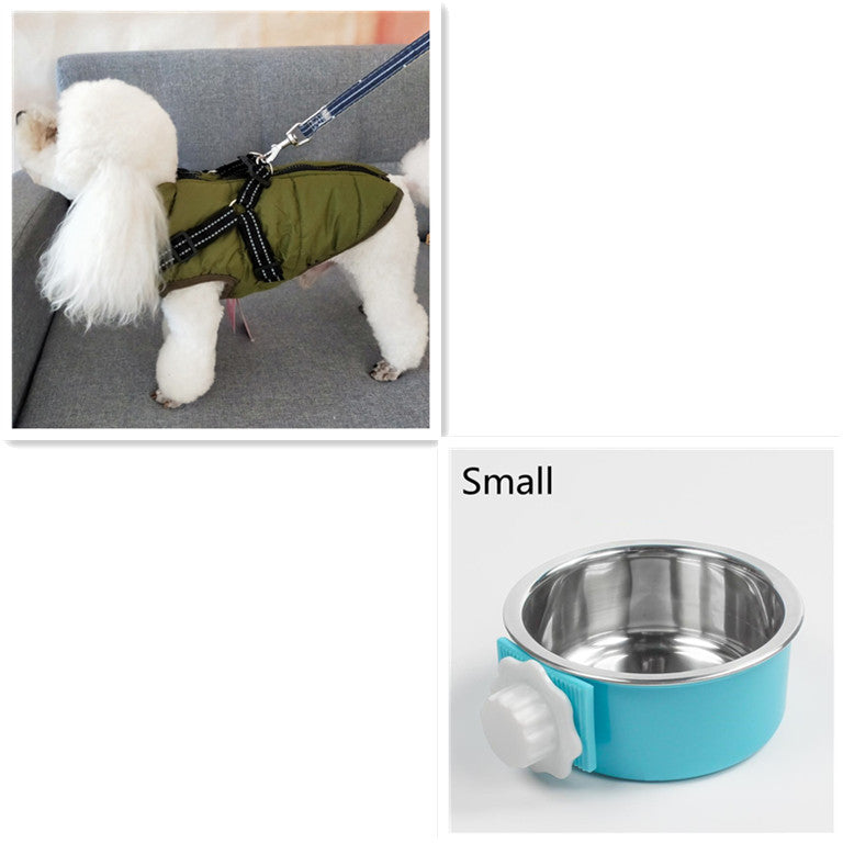 Waterproof Winter Dog Coat with Built-in Harness | Warm Dog Jacket - Army Green / 3XL - Accessories