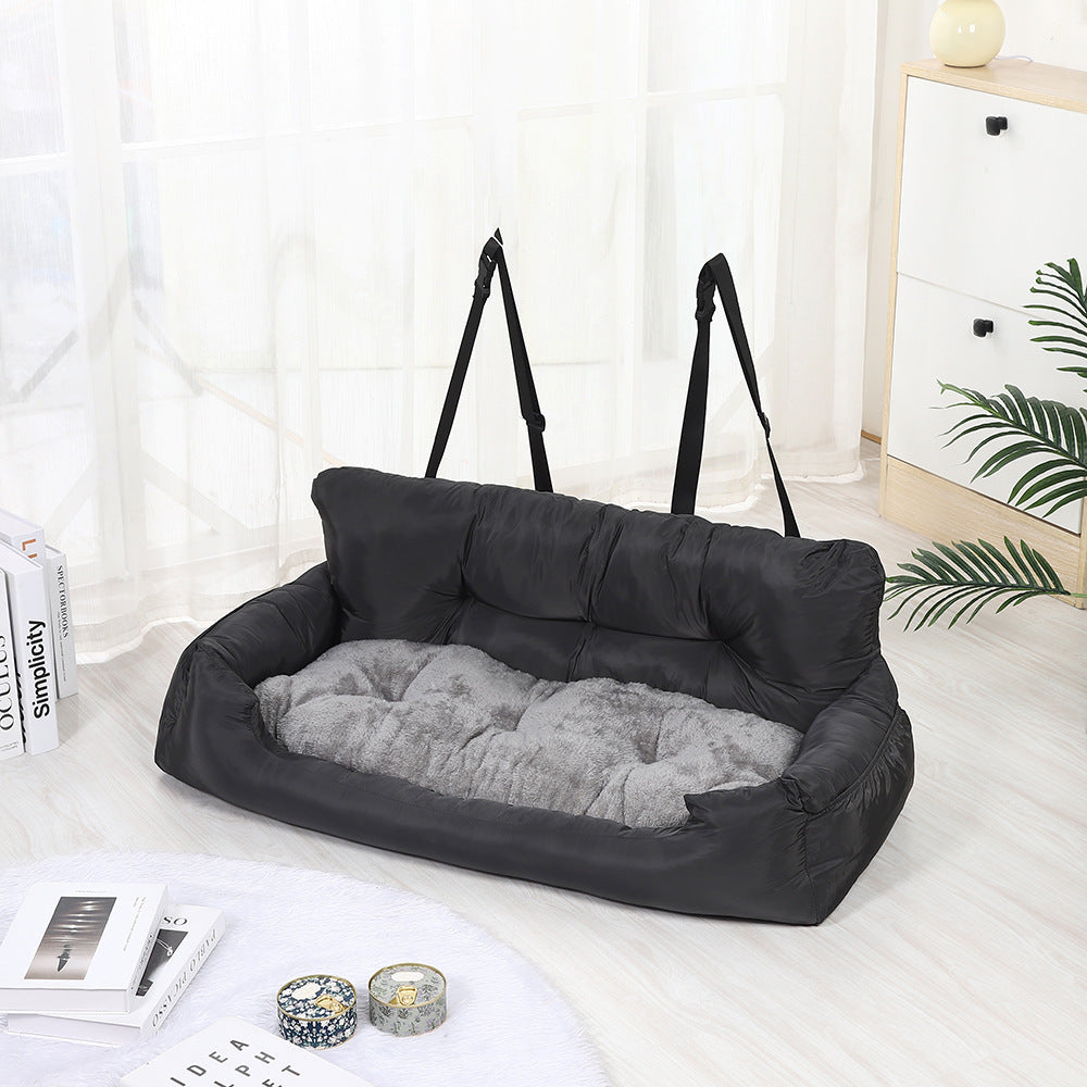 Comfort Dog Travel Car Seat | Cloth Dog Kennel And Cushion - Dark Gray / 100X42X37 - travel