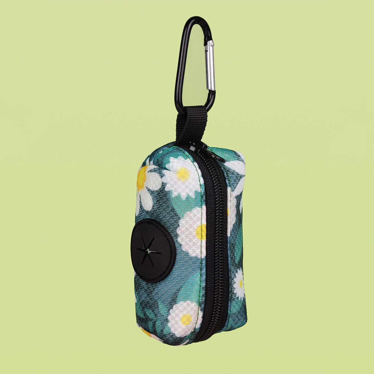 Portable Dog Waste Bag Dispenser | Stylish Printed Poop Dog Bag Holder - Little Daisy / Free Size - travel