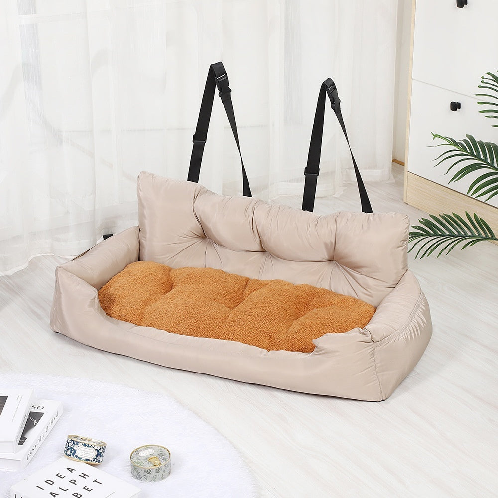 Comfort Dog Travel Car Seat | Cloth Dog Kennel And Cushion - White / 100X42X37 - travel