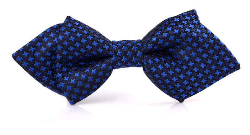British Style Dog Bow Tie | Adjustable Bow Tie for Dogs Blue bow