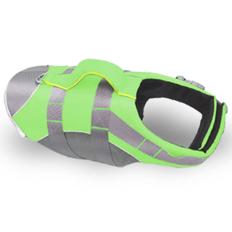 Adjustable Dog Life Jacket And Vest | Reflective Flotation Gear for Dogs - Green / L - coats