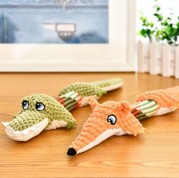 Squeaky Alligator Plush Dog Toy | Interactive And Durable Chew Toy for Dogs Crocodile toys