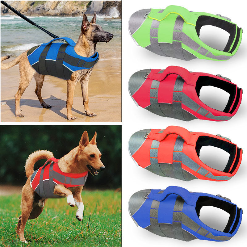 Adjustable Dog Life Jacket And Vest | Reflective Flotation Gear for Dogs - coats