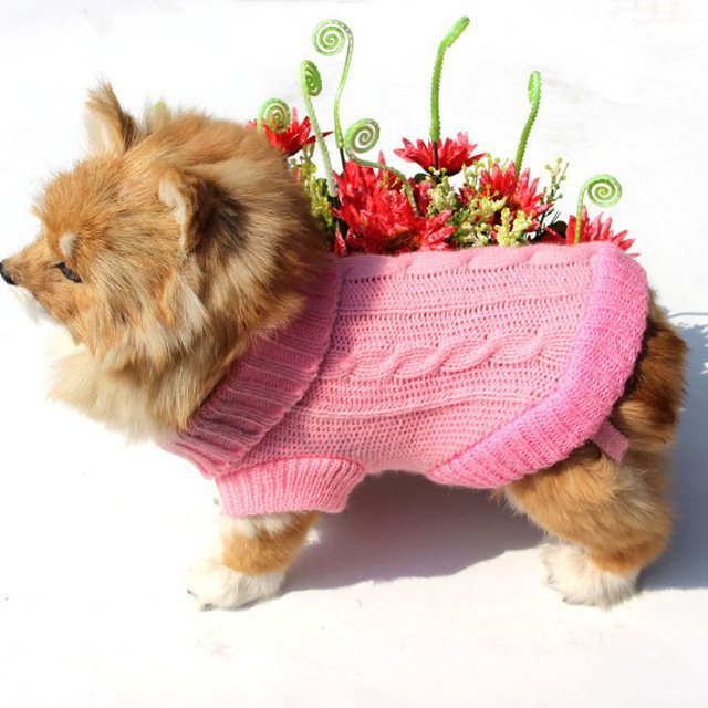Knitted Wool Dog Sweater | Soft And Warm Dog Sweater with Buttons Dog clothes