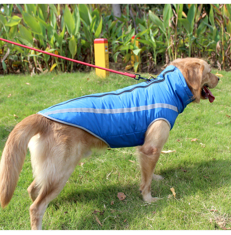 Warm Dog Winter Coat And Windbreaker for Medium to Large Dogs - Coats & Dog Vests