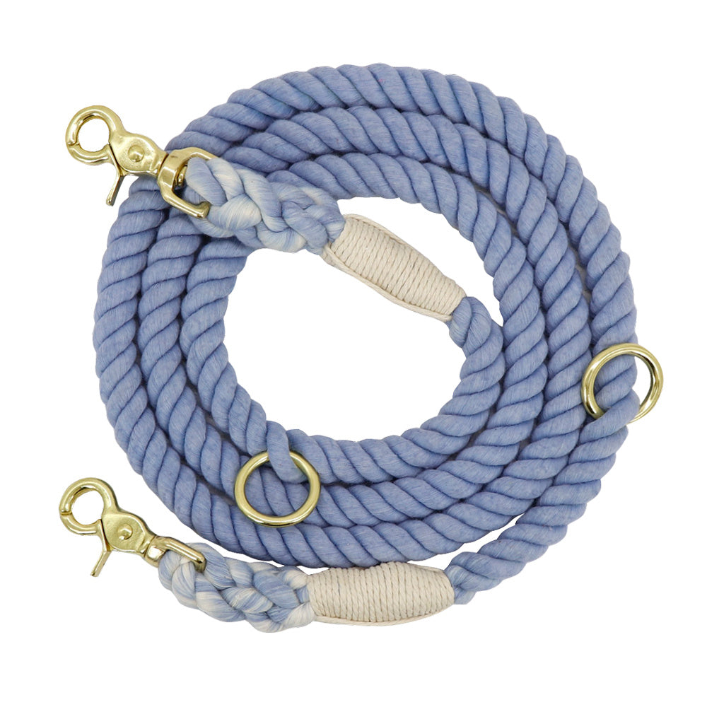 Nylon And Metal Chain Dog Leash | Leash for Large Dogs - leash