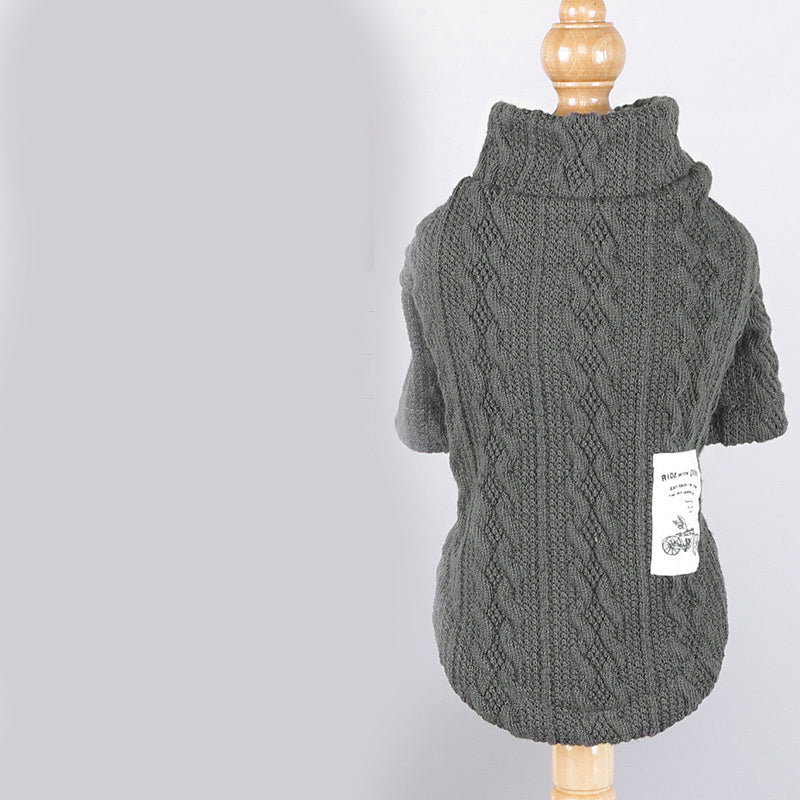 Thin Acrylic Dog Sweater | Lightweight Dog Pullover Black / S Accessories