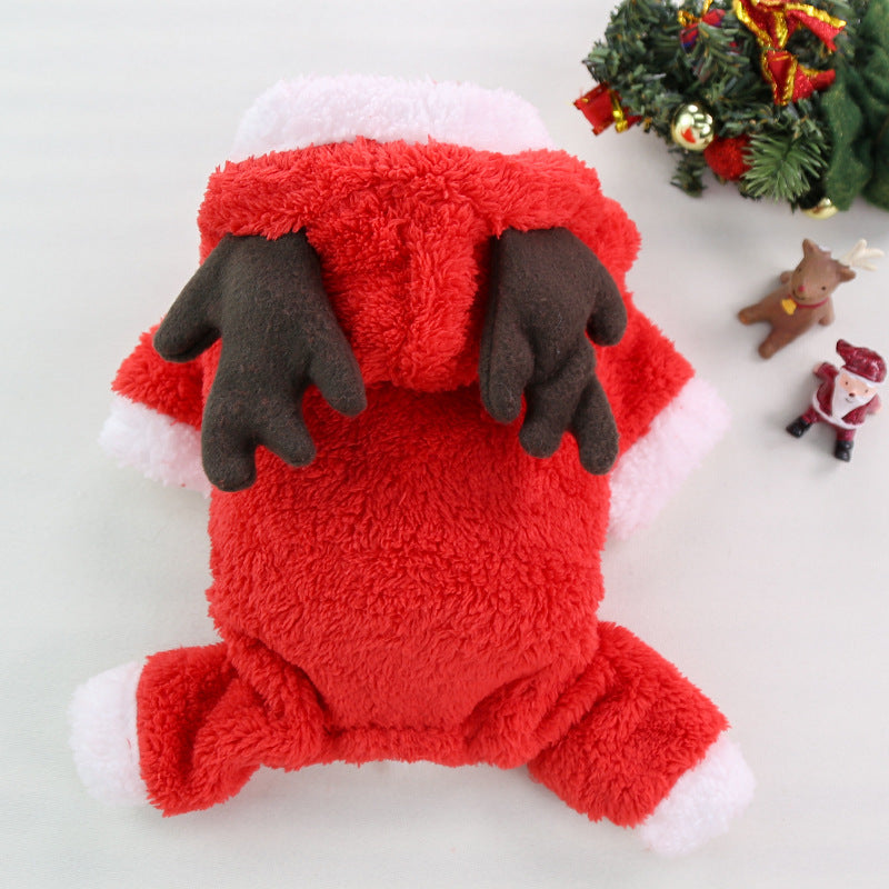 Festive Christmas Dog Clothes Dog Pet Outfit for Christmas 8 Style / 2XL christmas