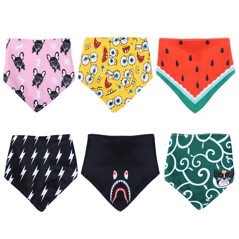 Dog Triangle Scarf: Small Dog Bib and Bandana Accessories