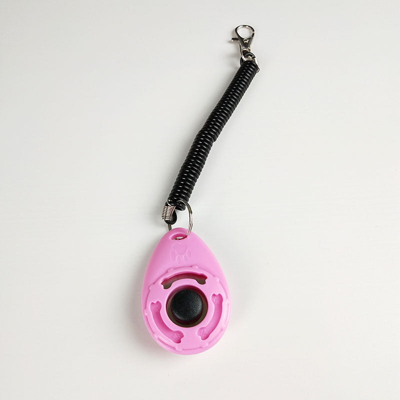 Dog Training Clicker | Positive Reinforcement Dog Obedience Tool Pink dog training