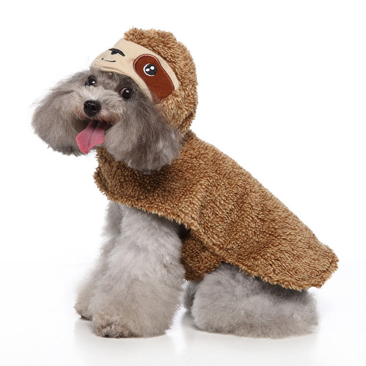 Dog Halloween Christmas Festive Dress Up Costume: Dog Halloween and Christmas Outfits SDZ129A Sloth / L Accessories