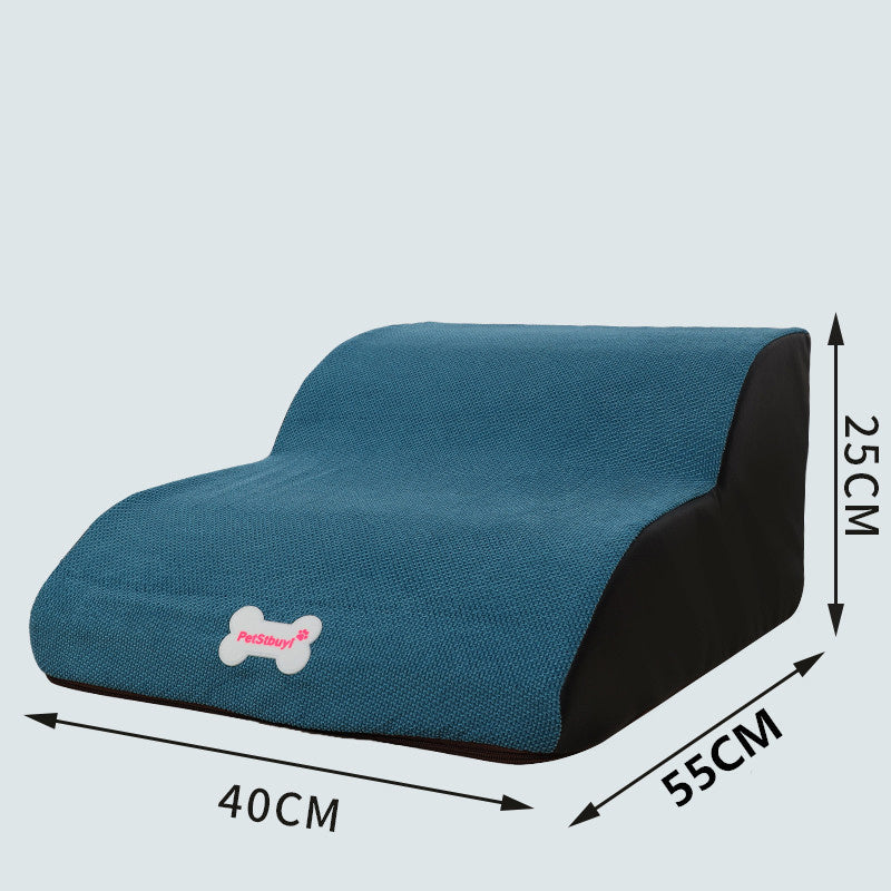 Soft Dog Steps And Ramp | Customizable 2 3 And 4 Layer Dog Ladder 2layers Blue / Figure home