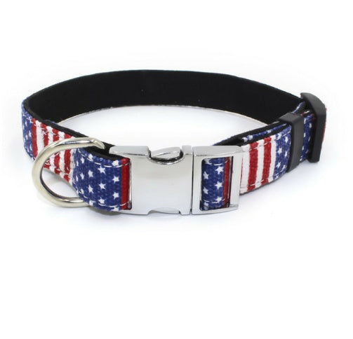 Adjustable Dog Collar with Quick Release Buckle | Stylish Collar Prints For Small Medium Dogs 1.5x21 30 / 4style
