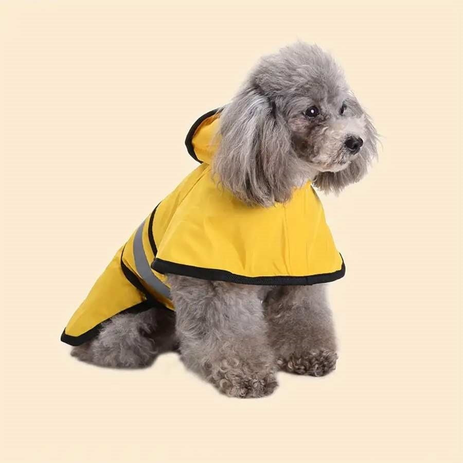 Reflective Dog Raincoat Poncho: Waterproof Coats for Large Dogs - Accessories