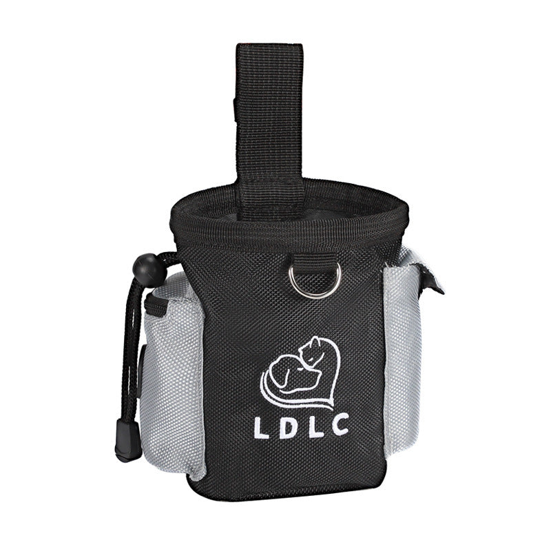 Oxford Cloth Dog Training Treat Pouch | Multifunctional Outdoor Gear Bag - QS001 / Black And Gray - dog training