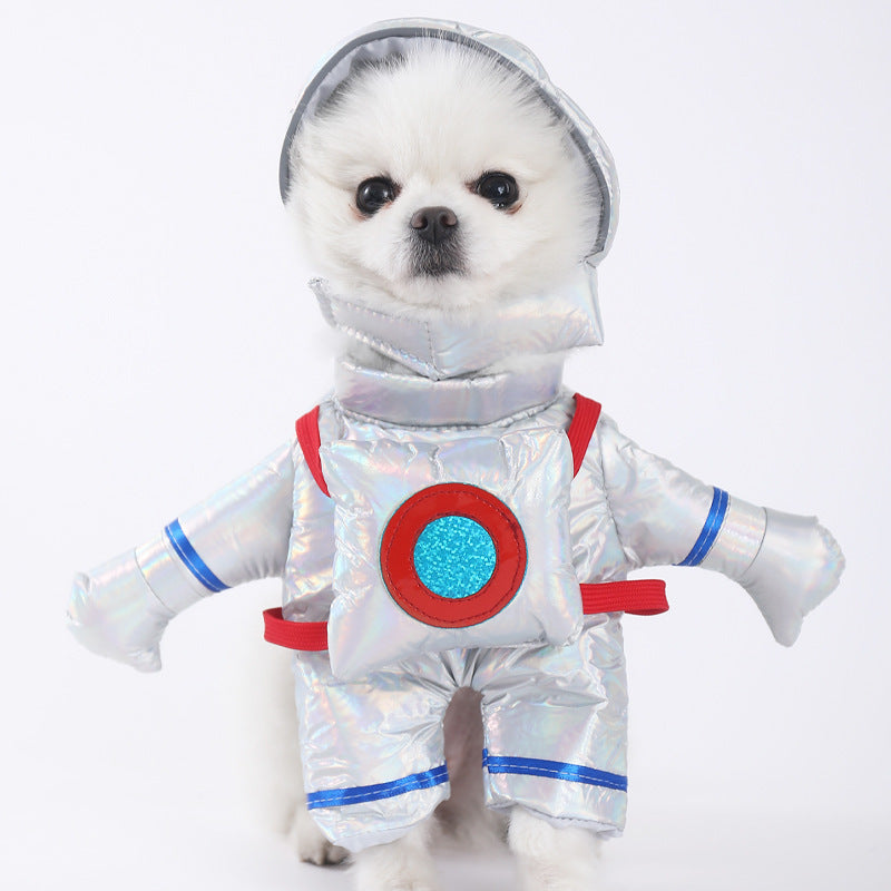 Halloween Funny Dog Clothes: Creative Dog Transformation Costume Space Clothing / L Accessories