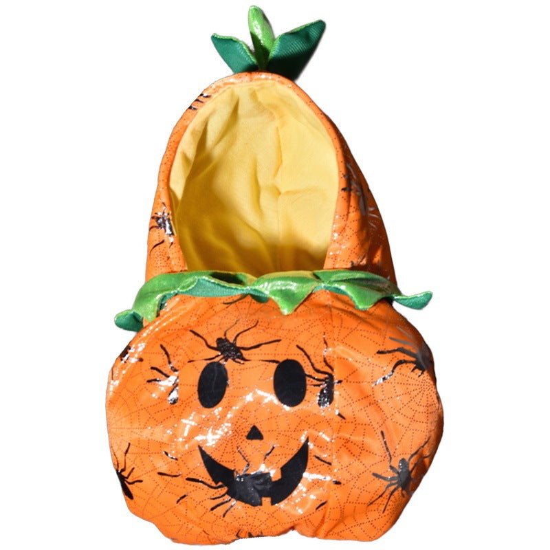 Halloween Funny Dog Clothes: Creative Dog Transformation Costume Pumpkin Pack / L Accessories