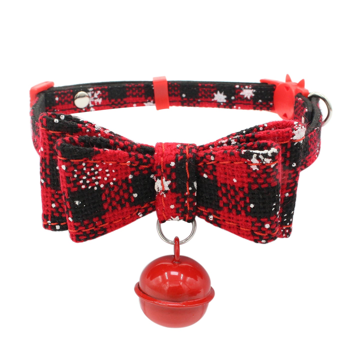 Christmas Small Dog Chain Print Pet Collar With Various Sizes Christmas black / M christmas