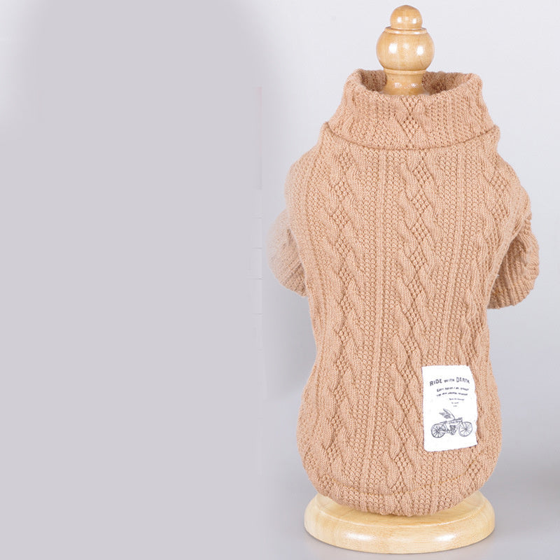 Thin Acrylic Dog Sweater | Lightweight Dog Pullover Coffee / XS Accessories