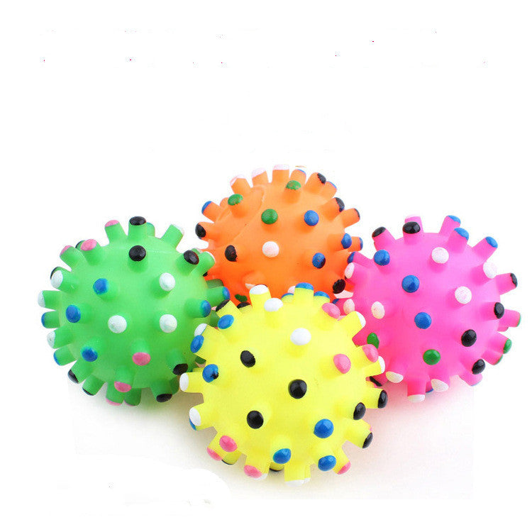 Durable Vinyl Dog Toy Ball A little bit Accessories