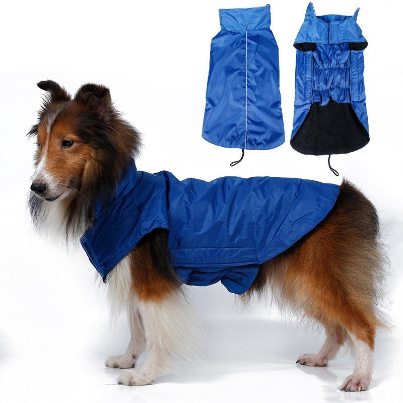 Waterproof Dog Rain Coat | Adjustable Tarpaulin Dog Coat Vest - coats