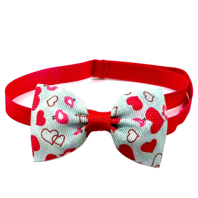 Loving Cupid Dog Bow Tie | Valentine’s Day Dog Collar Bow Tie Accessory B beds