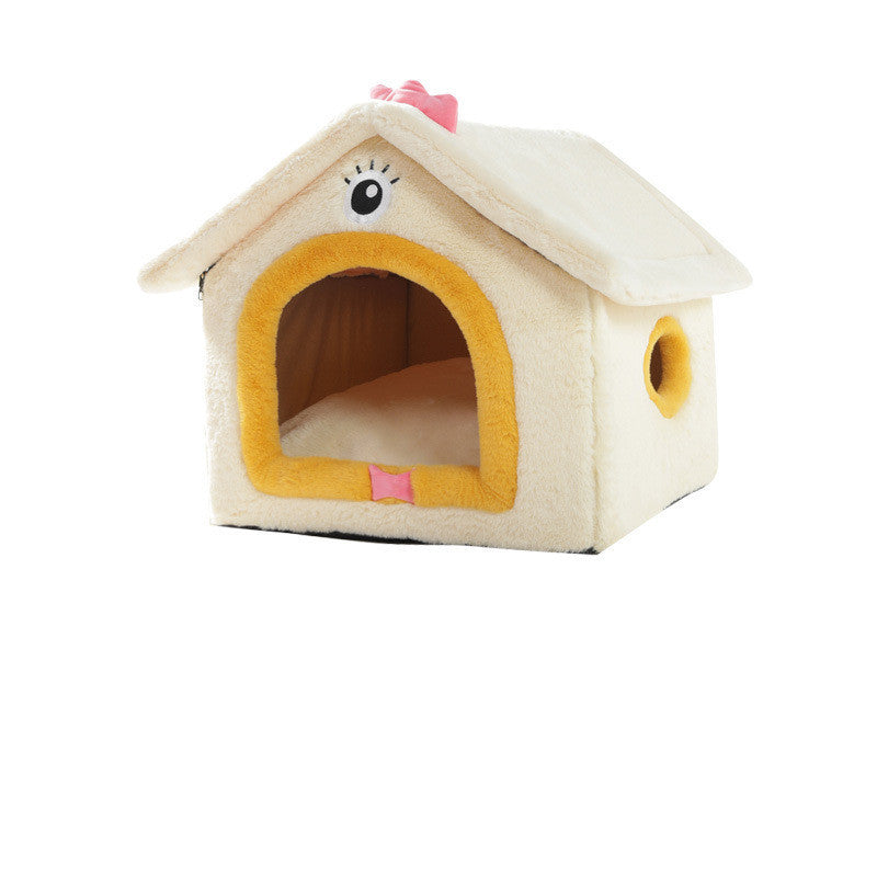 Plush Animal Themed Dog House | Cozy Dog House Chicken / Large size house