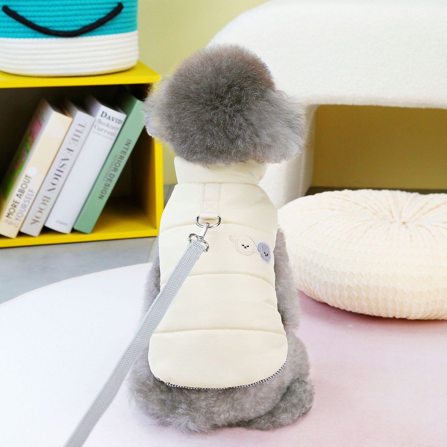 Warm Cotton Dog Vest | Casual Winter Dog Jacket in Multiple Colors - Khaki / L - coats
