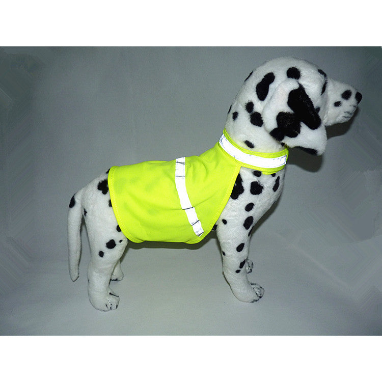 High Visibility Fluorescent Dog Safety Vest | Reflective Dog Clothes - Yellow / L - harness