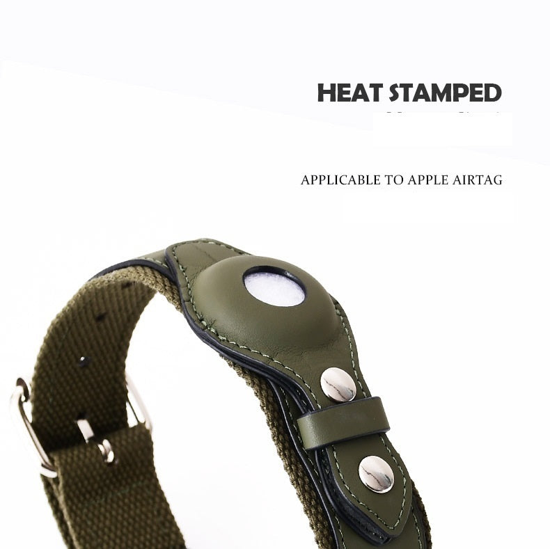 Adjustable AirTag Dog Collar | Secure Anti Loss Tracking Collar For Dogs Dog Collars & Leashes