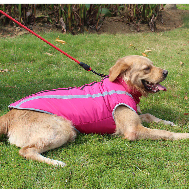 Warm Dog Winter Coat And Windbreaker for Medium to Large Dogs - Coats & Dog Vests
