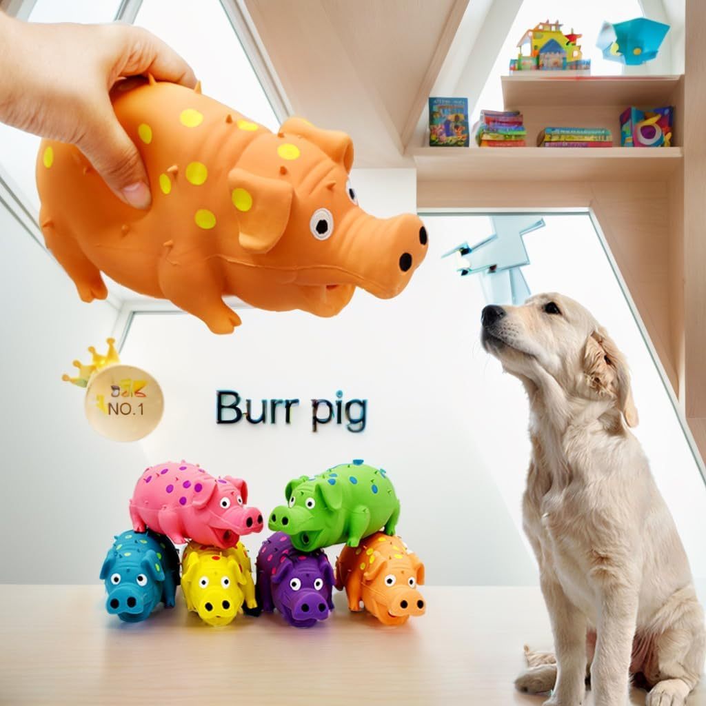 Durable Latex Dog Squeaky Toy | Interactive Dog Toy For Chewing toys