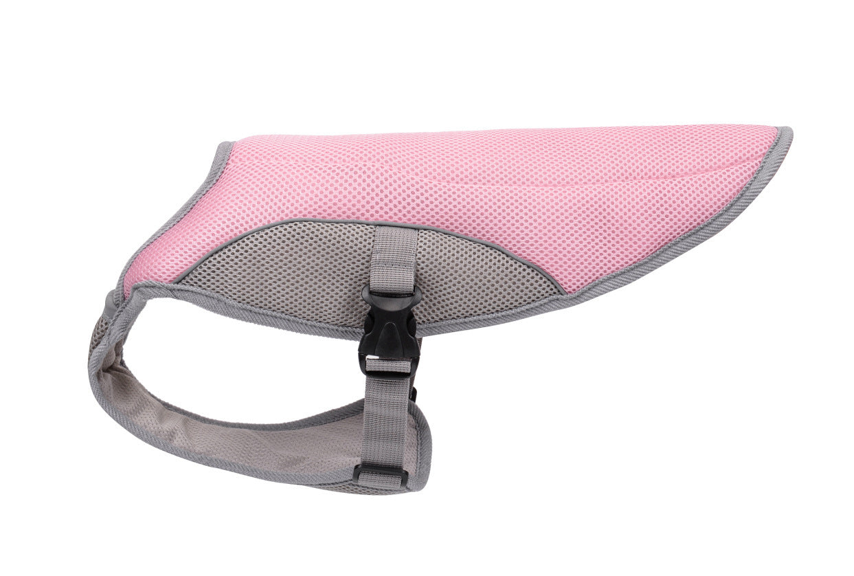 Summer Dog Cooling Vest | Lightweight Jacket for Hot Weather - Pink / L - beds