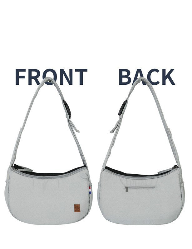 Hands-Free Dog Travel Sling Bag | Portable And Breathable Carrier for Dogs - Grey Upgrade - travel